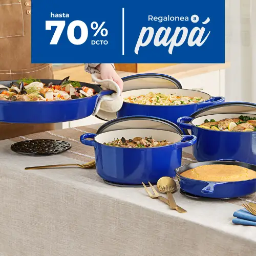 Para el chef de la casa Hasta 70% OFF ENVIO GRATIS sobre 50mil en RM