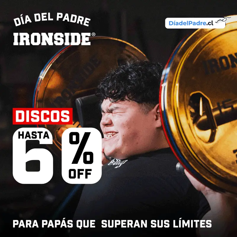 Día del Padre: Discos Olimpicos Hasta 60% OFF Hasta 12 Cuotas sin Interés