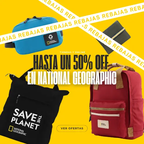 Acompaña tu viaje con Natgeo 15% de Dcto Compra Online o Presencial