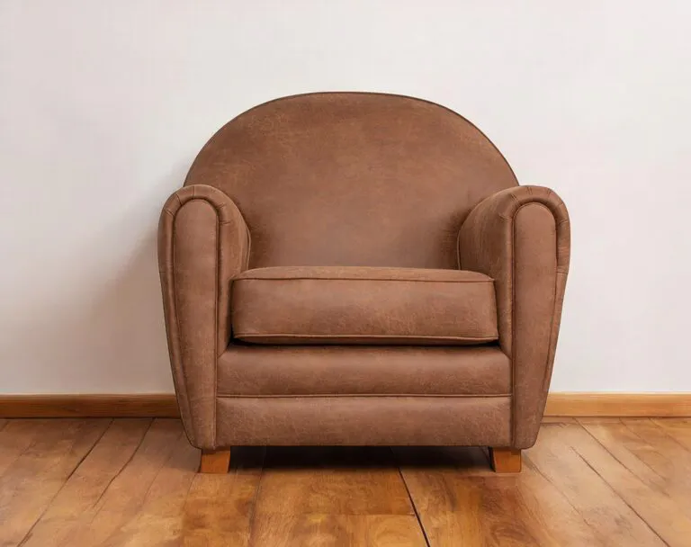 Sillón George Cuero Bonded 70% 15% Descuento Compra Online o Presencial