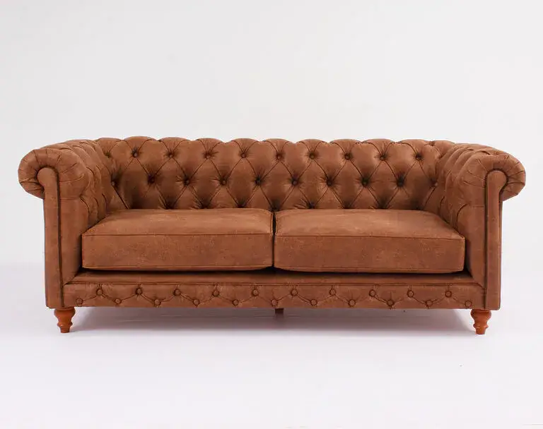 Sofá Chesterfield Cuero Bonded 70% 15% Descuento Compra Online o Presencial